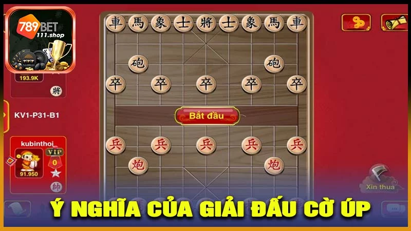 Ý nghĩa của giải đấu cờ úp